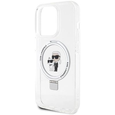 6. Karl Lagerfeld Ring Stand Karl&Choupette MagSafe case for iPhone 13 Pro / 13 - white