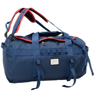 3. FITNESS/TRAVEL BAG A3051 NAVY BLUE-RED SEMI LINE