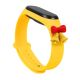 Strap Xmas for Xiaomi Mi Band 5 / 6 Christmas Silicone Bracelet Strap with Bells - Yellow