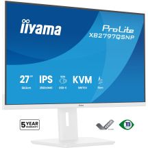 iiyama ProLite XB2797QSNP-W1 computer monitor 68.6 cm (27") 2560 x 1440 px Quad HD LCD White