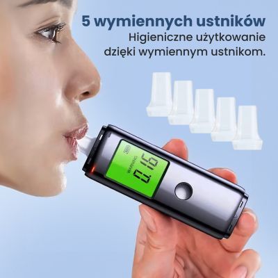 12. Extralink Alkologic PO-01 Semiconductor Breathalyzer
