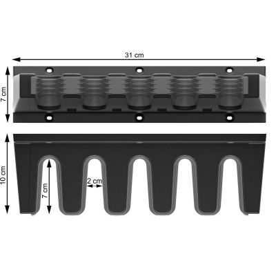 19. HANGER SHELF TOOL ORGANIZER MULTIHOLDER 30 KISTENBERG