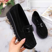 Black Loafers on the Filippo W PAW314A platform