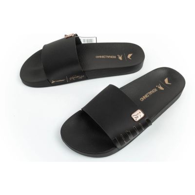 3. Rider men's sports shoes R10 Slide comfortable black slippers