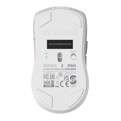2. Glorious Series 2 PRO Wireless Gaming Mouse - White