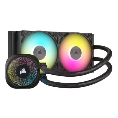 Corsair iCUE LINK TITAN RX RGB Processor All-in-One Liquid Cooler 12 cm Black 1 pc.