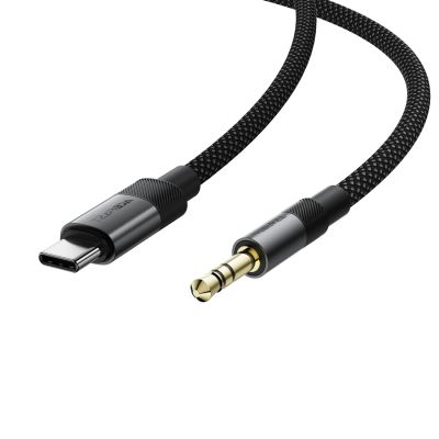 4. Acefast J11 USB-C to 3.5mm mini jack cable 1m - black