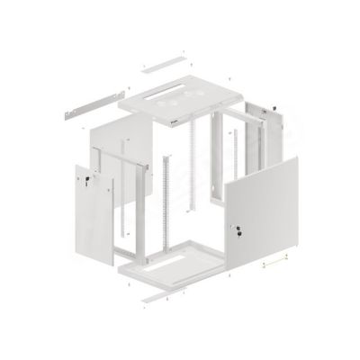 17. Lanberg WF01-6412-00S 12U Rack Wall-mounted Cabinet Gray