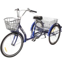 3-WHEEL BIKE 24 NAVY BLUE SHIMANO -7 SPEED LOWER FRAME 1060965