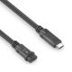 3. USB4 Gen2 USB-C M/F Passive Extension Cable 3m
