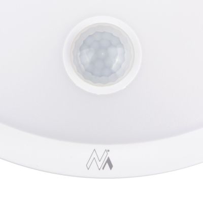 5. MACLEAN LED LAMP WITH MOTION SENSOR, PIR SENSOR, WHITE, 10W, IP65, 1000LM, NEUTRAL COLOR MCE525 W