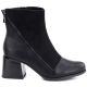 7. Women's insulated ankle boots with a block heel, black M.Daszyński SA269-5
