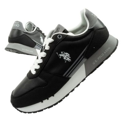 US Polo Assn sports shoes sneakers men's fashionable comfortable black