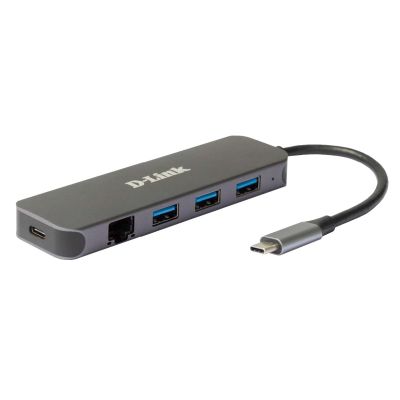 6. D-Link DUB-2334 Wired USB Type-C Docking Station Gray