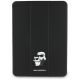 2. Karl Lagerfeld Saffiano Magnetic Karl & Choupette iPad Air 11" 2024 Book Cover Case - Black