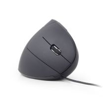 GEMBIRD MUS-ERGO-01 mouse (optical; 3200 DPI; black)