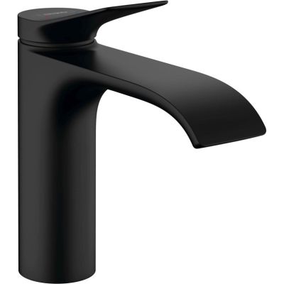 Hansgrohe Vivenis single-lever washbasin mixer 110 with lift-up stopper, matt black