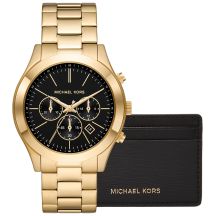 Men's Watch + Card Case MICHAEL KORS MK1076SET + BOX