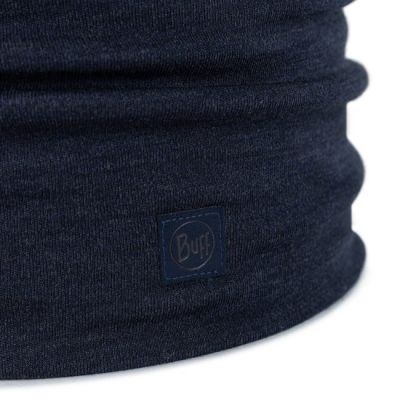 5. BUFF MERINO HEAVYWEIGHT NECK WARMER SOLID INDIGO bandana