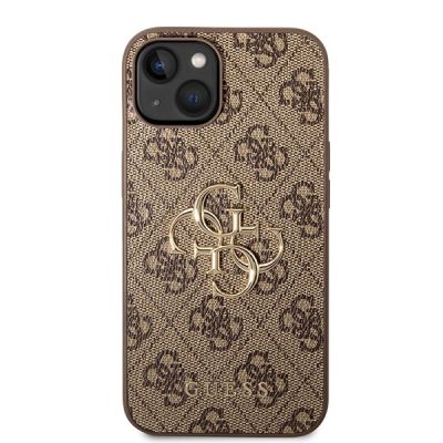 3. Guess GUHCP15S4GMGBR iPhone 15 6.1" brown/brown hardcase 4G Big Metal Logo