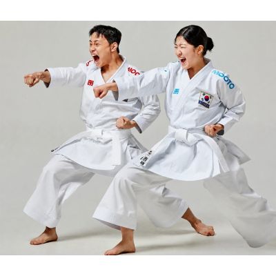8. White kimono belt - MTX Karate WKF | MOOTO
