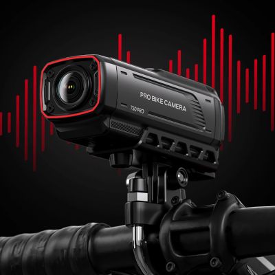 13. AKEEYO 730Pro 4K Handlebar Video Recorder Sports Camera for Bikes and Motorcycles - Black