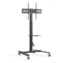 Techly ICA-TR228 Multimedia Stand Black Flat Panel Multimedia Card