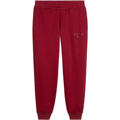 2. Women’s Puma ESS Script Comfort Sweatpants red 694067 23