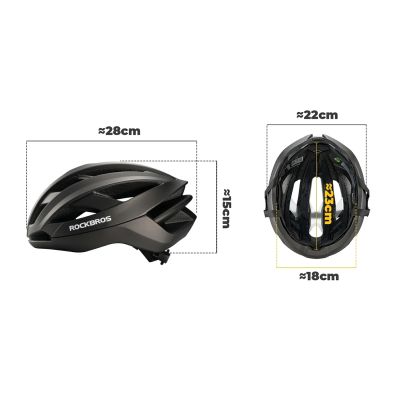 7. Universal cycling helmet Lingzhe LK-69 size L black 58-62 cm
