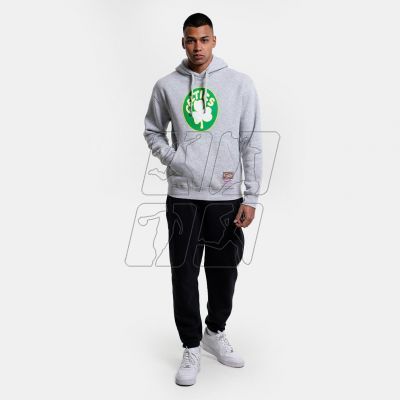 4. Mitchell &amp; Ness Team Logo Hoody Boston Celtics M HDSSINTL1050-BCEGREY