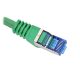 5. LANBERG PATCHCORD S/FTP CAT.6A 0.5M GREEN LSZH CCA (FLUKE PASSED) PCF6A-10CC-0050-G