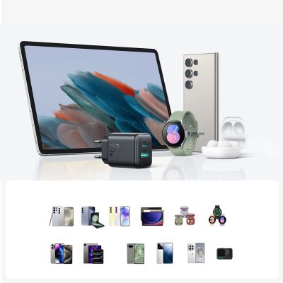 15. Joyroom JR-TCF13 network charger USB-C / USB-A 25W SFC / PPS / PD - black