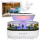 Air Humidifier and Aroma Diffuser with Rain Effect, LED Light and Power Adapter