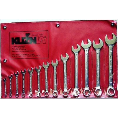 FORGE COMBINATION SPANNER SET 9 pcs 8-24mm Cr-V RWPn