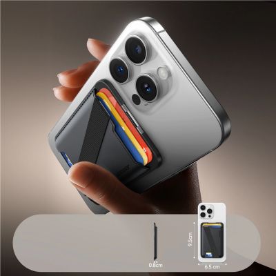 3. Joyroom JR-ZS432 Magnetic Wallet Compatible with MagSafe - Black