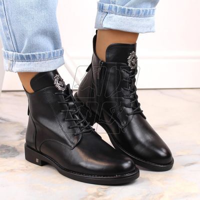 7. Lace-up and zipper boots Potocki W WOL171B black