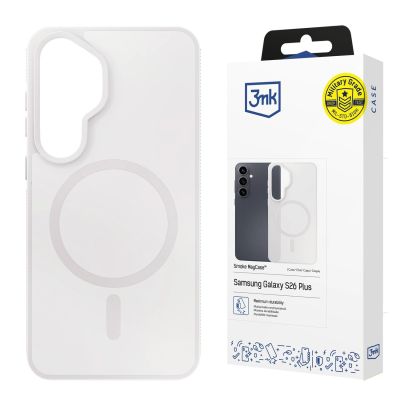 17. 3mk Smoke MagCase for Samsung Galaxy S26 - white