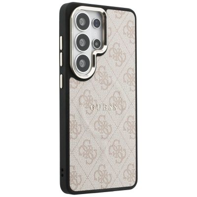 12. Guess 4G Embossed Ring MagSafe Case for Samsung Galaxy S26 Ultra - Pink