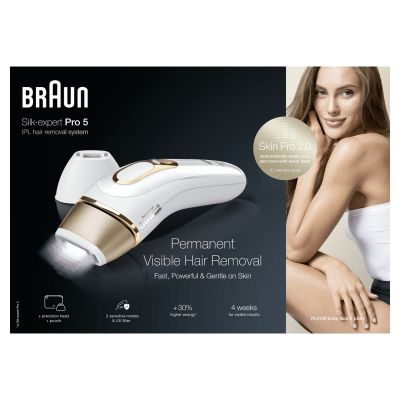 4. Braun Silk-expert Pro Silk·expert Pro 5 PL5140 Intense Pulsed Light (IPL) Gold, White