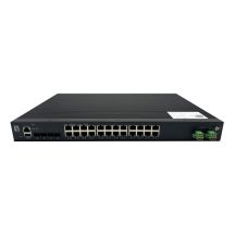 LevelOne IXP-2871 Managed Network Switch L2+ Gigabit Ethernet (10/100/1000) PoE Support Black