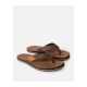 2. RIP CURL Oxford Leather Open Toe Turquoise Beach Flip-Flops