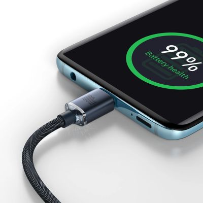 11. Baseus CAJY000701 USB-C - USB-C PD cable 100W 5A 480Mb/s 2m - black