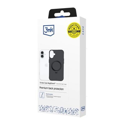 8. 3mk Smoke Case Mag&Stand for iPhone 17 - black
