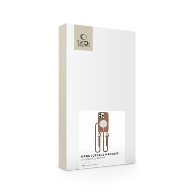 6. Tech-Protect MagNecklace MagSafe iPhone 14 Pro Case - Brown