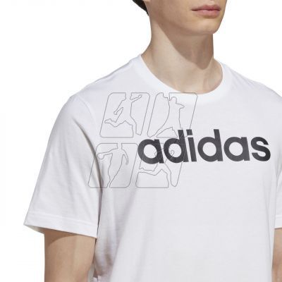 5. adidas Essentials Single Jersey Linear Embroidered Logo Tee M IC9276