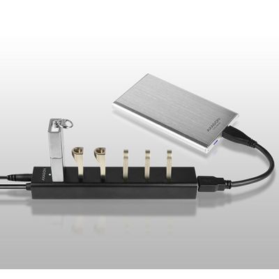 4. AXAGON HUE-SA7BP 7-port Hub