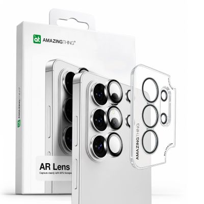 4. AmazingThing Radix AR Lens Glass for Samsung S26 Ultra Camera Lens - Transparent