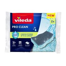 Vileda Pro Clean viscose sponge with enzymes 2 pcs.