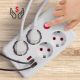 11. MACLEAN POWER STRIP, EXTENSION CORD 4 OUTLETS + 3XUSB, 110-240V AC 50/60HZ, 2.1A MAX 2500W, 3M, WHITE MCE393 W