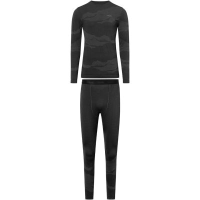 VIKING Gasher Man Set Merino men's underwear size L black